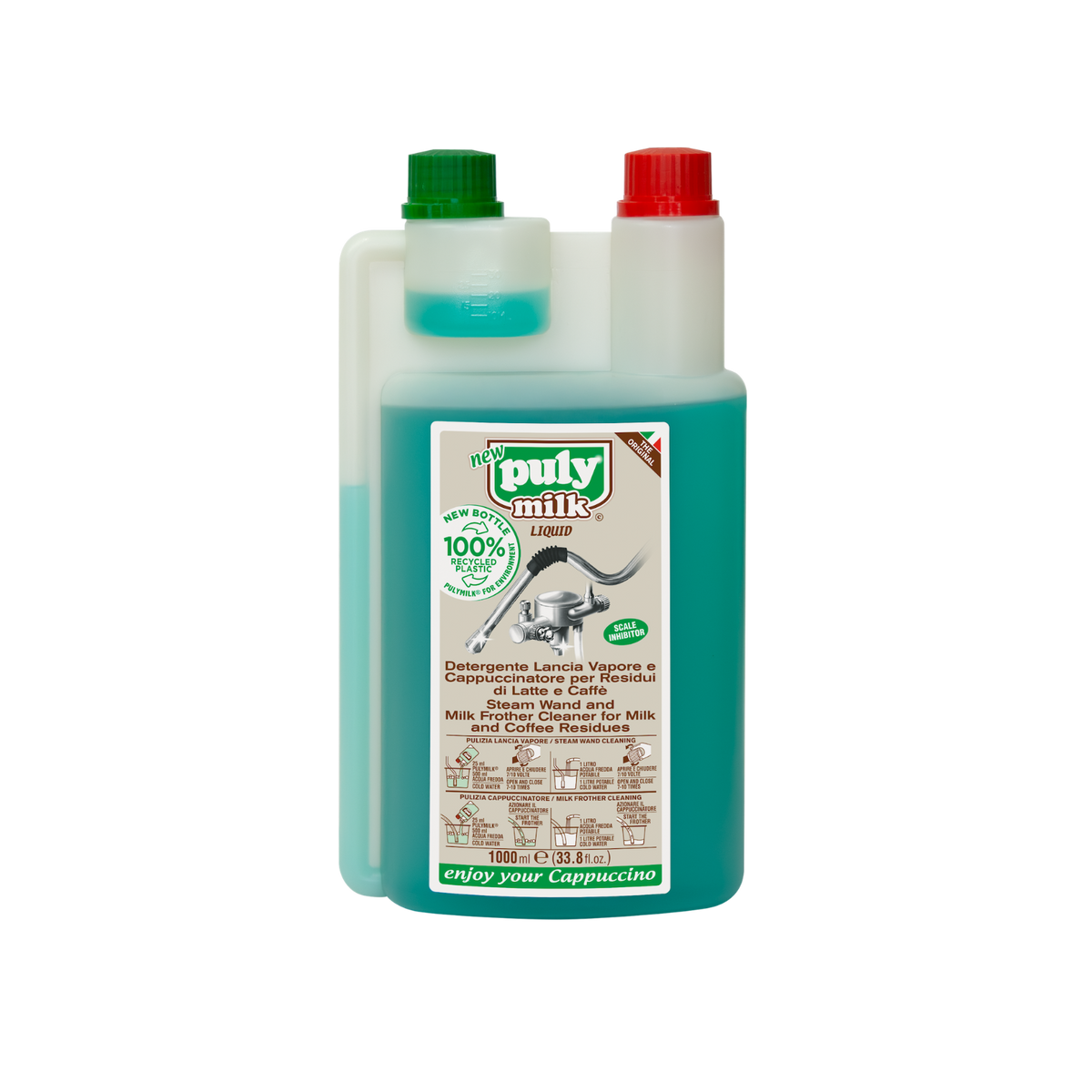 PULY MILK Detergente per a Pulizia di Lancia Vapore e Cappuccinatore